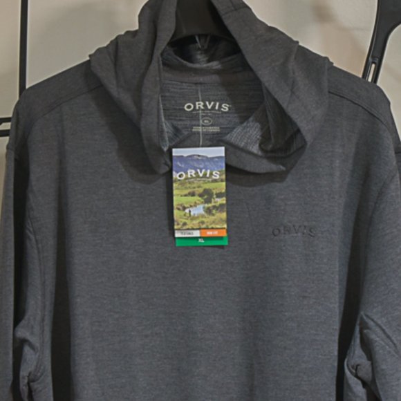 Orvis men Northpoint pullover hoodie XL XXL L M GRAY - Picture 9 of 10